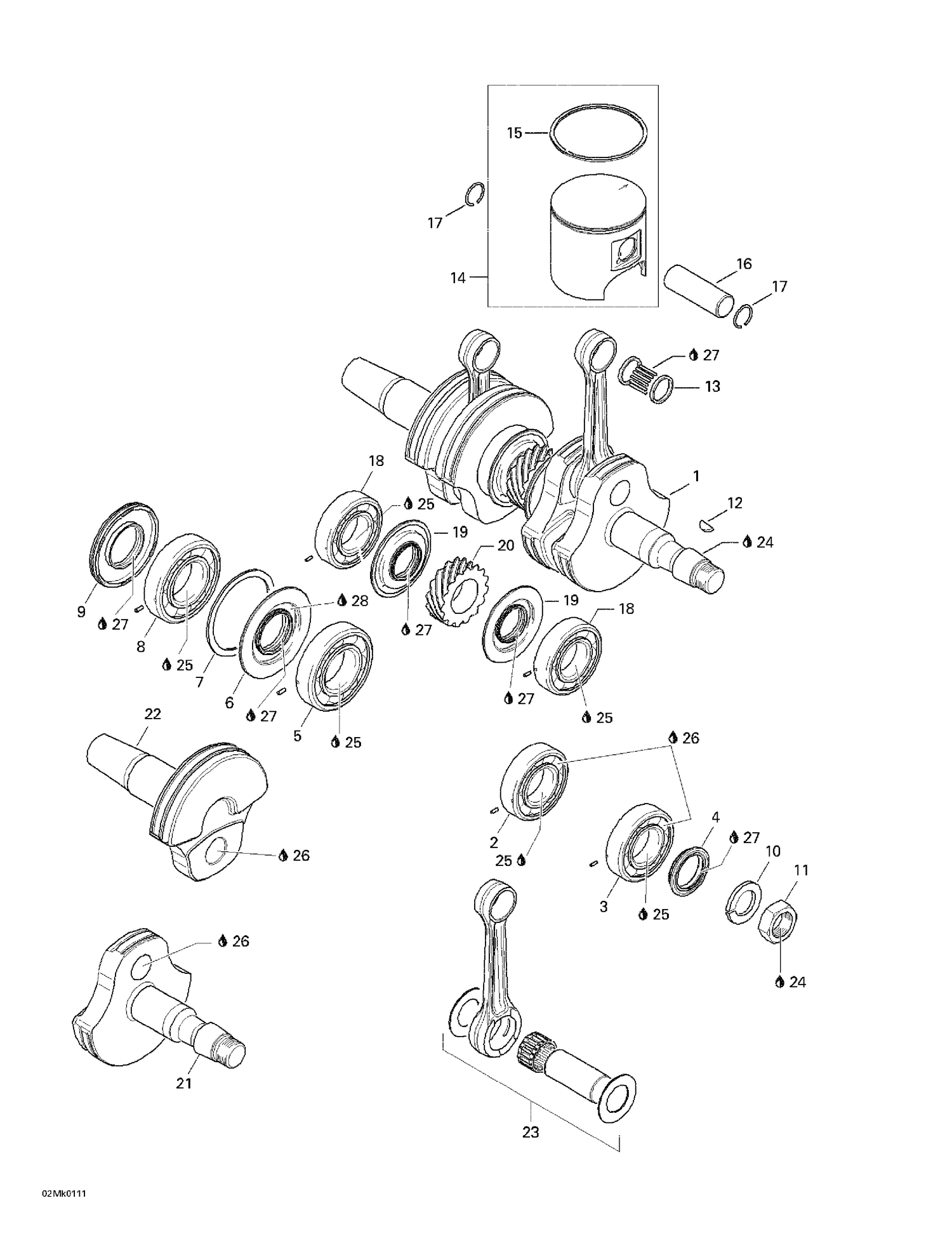 01- Crankshaft And Pistons