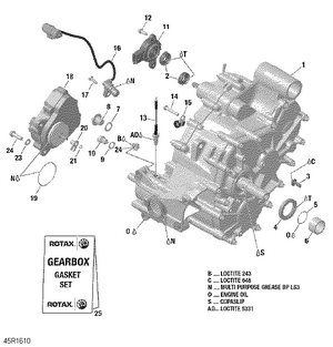 01- Gear Box Assy - Gbps - Xmr 1000r Efi Schematic