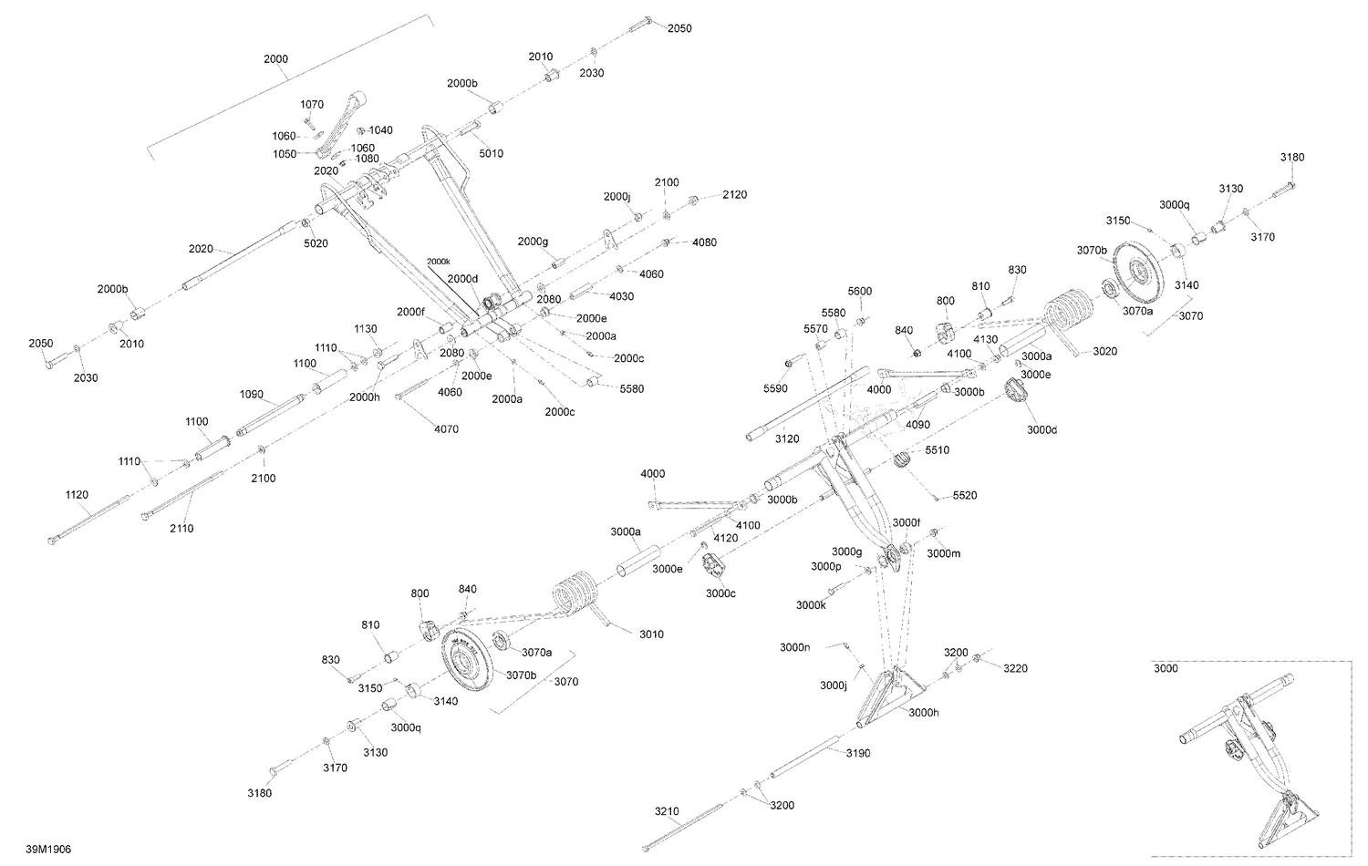 08- Rear Suspension - Package 146" - Upper Section