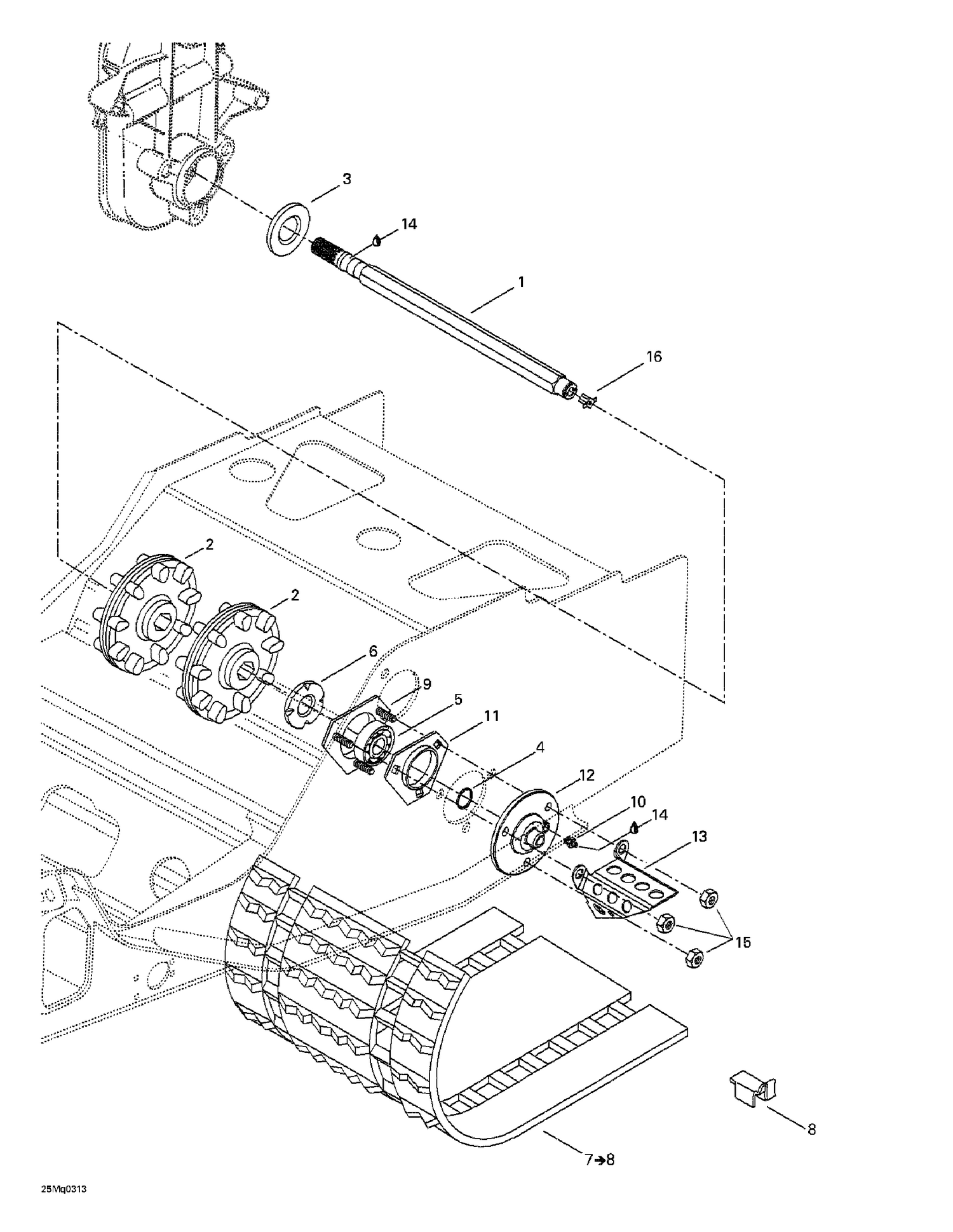 05- Drive Axle And Track