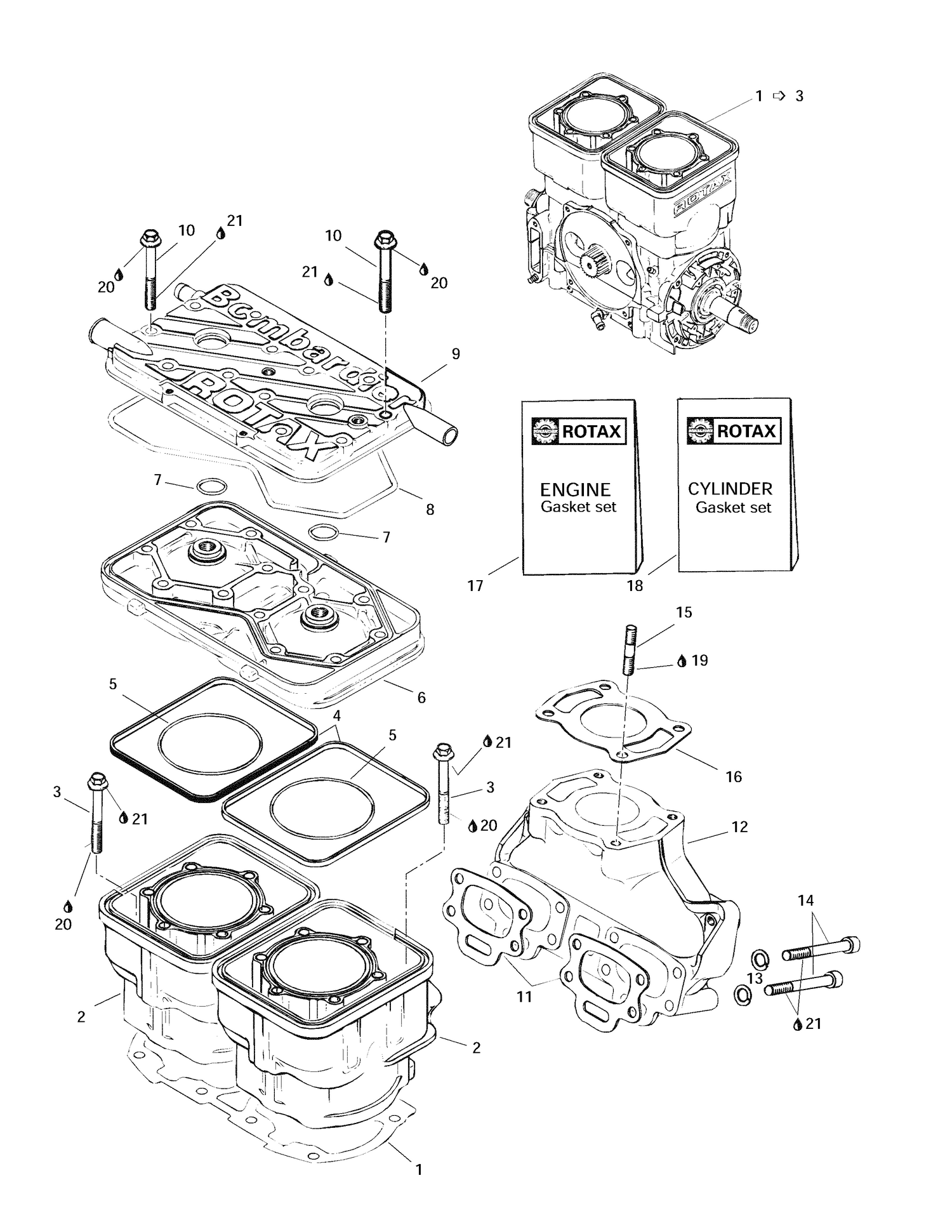 01- Cylinder, Exhaust Manifold