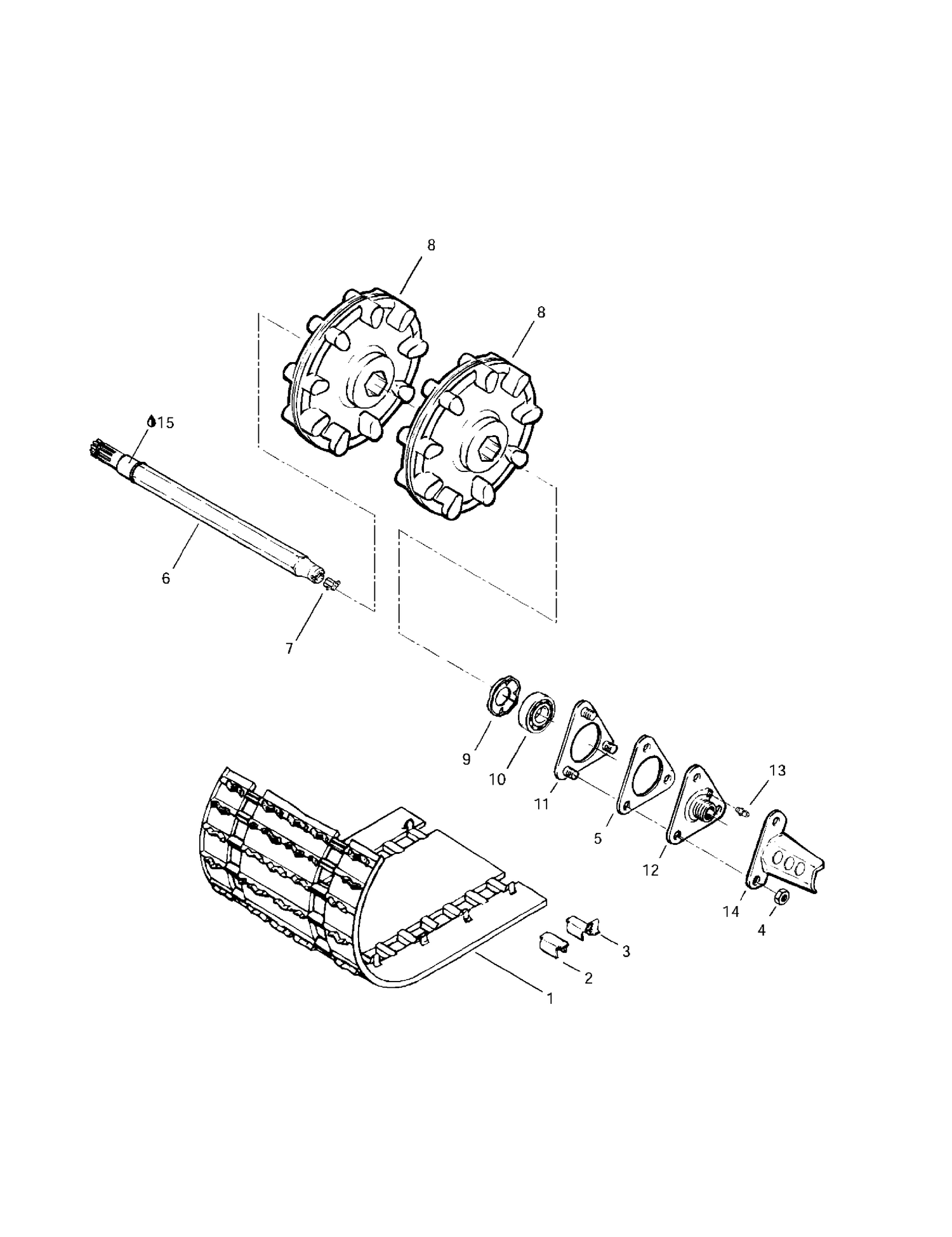 05- Drive Axle And Track