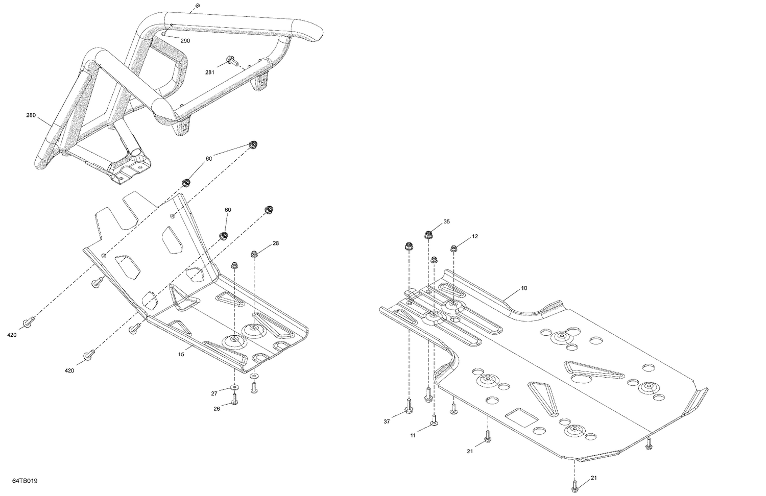 07- Body - Skid Plate and Bumper