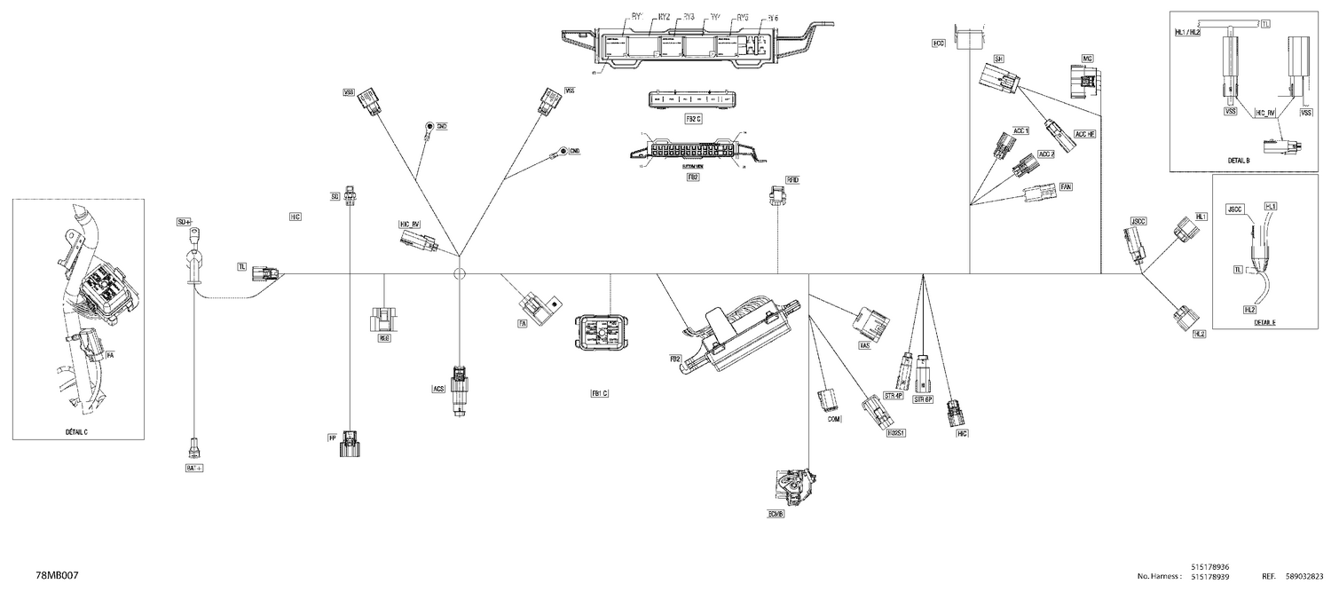 08- Electric - Main Harness - 515178936