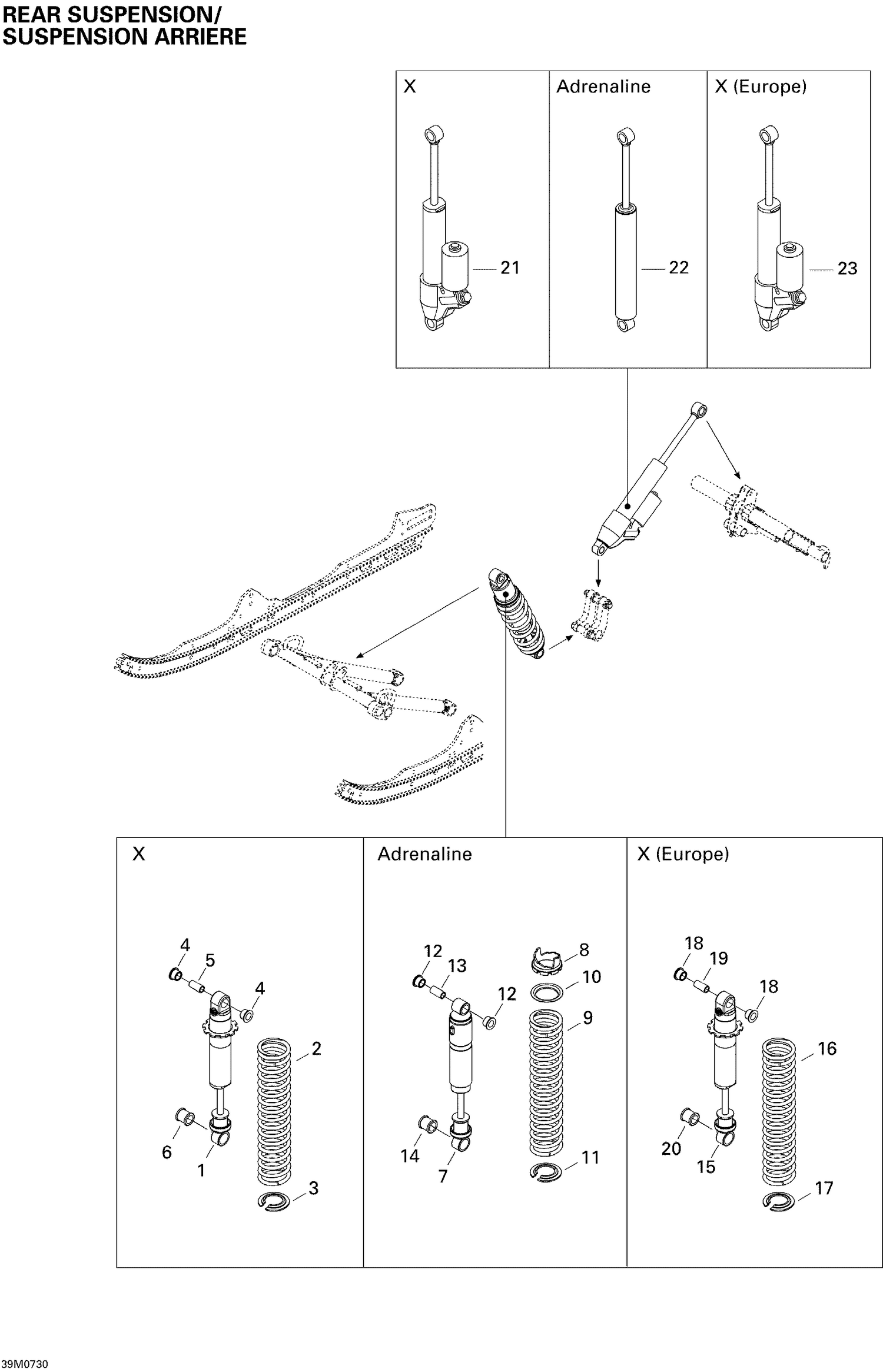 08- Rear Suspension Shocks X