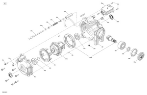 04- Drive - Front - Differential Parts Schematic