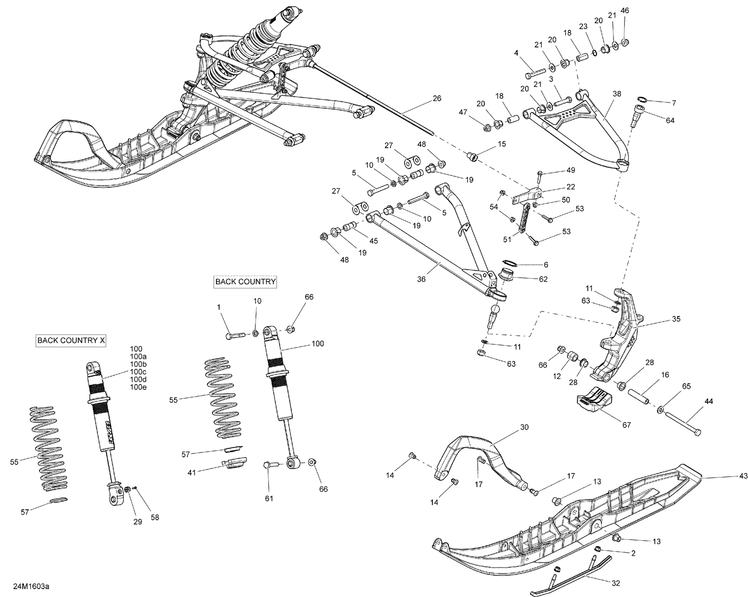 07- Front Suspension And Ski - 146 Model