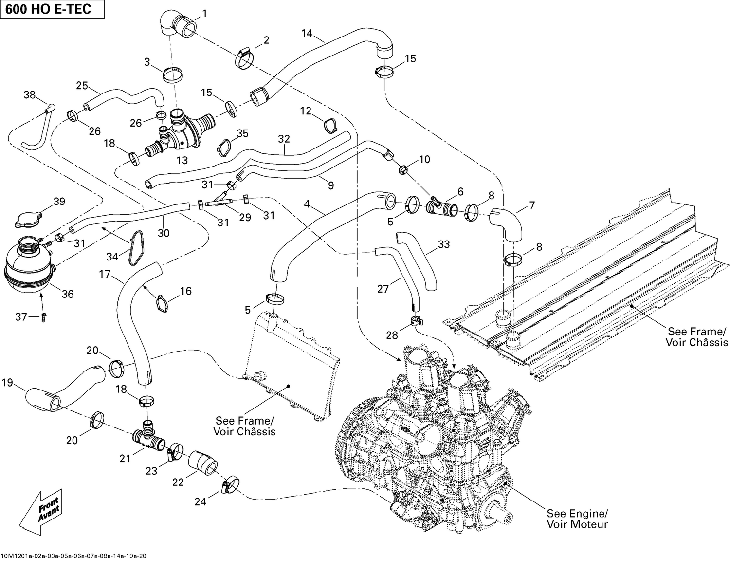 01- Cooling System 600 HO ETEC