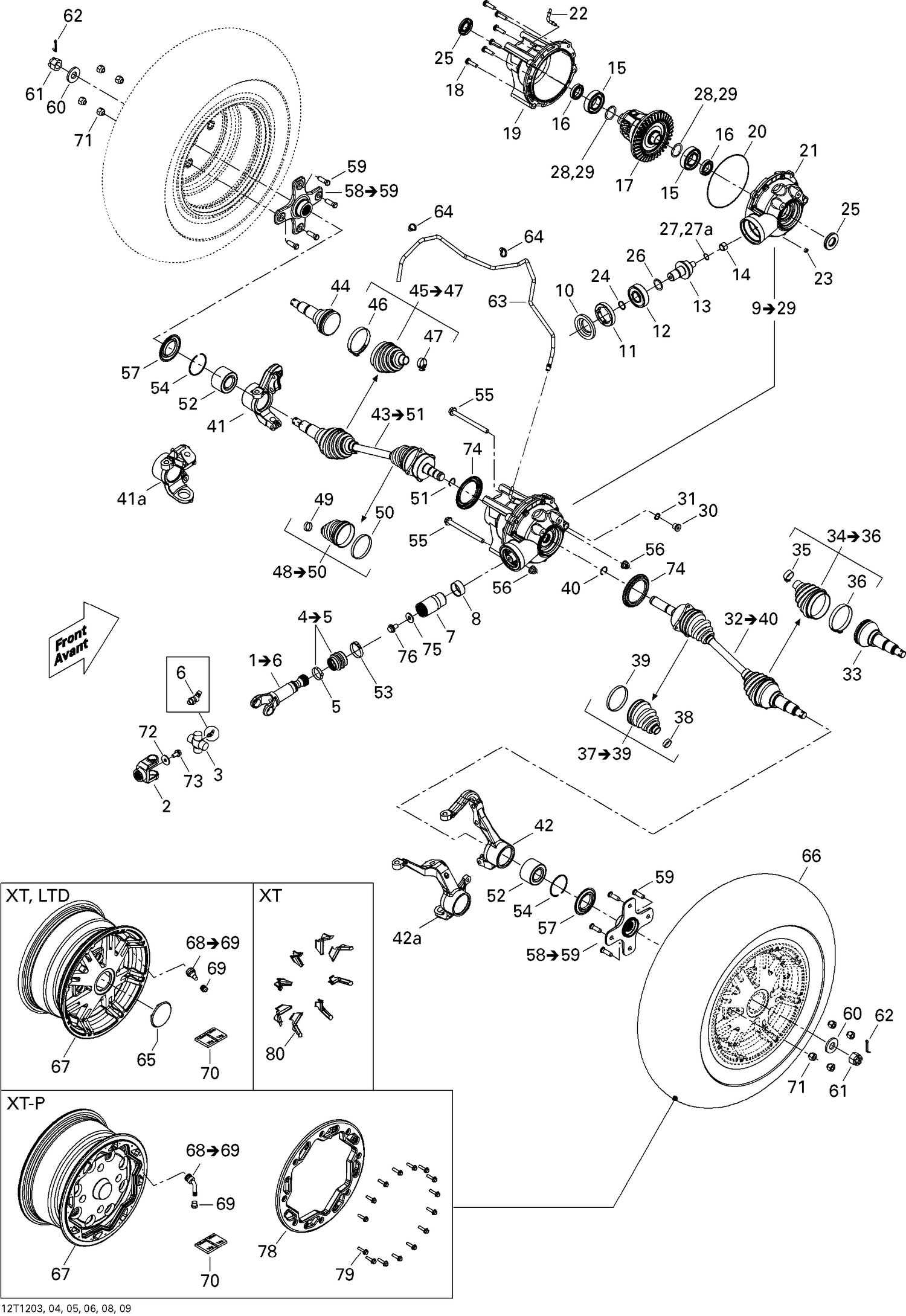 07- Drive System, Front