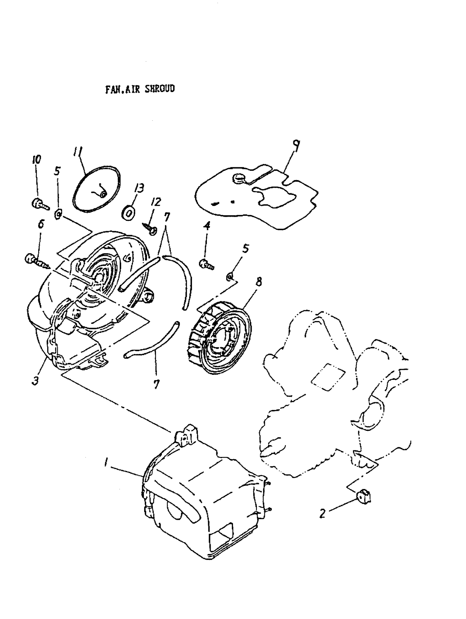 01- Fan, Air Shroud