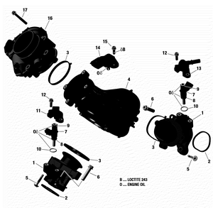 02- Air Intake Manifold And Throttle Body Schematic