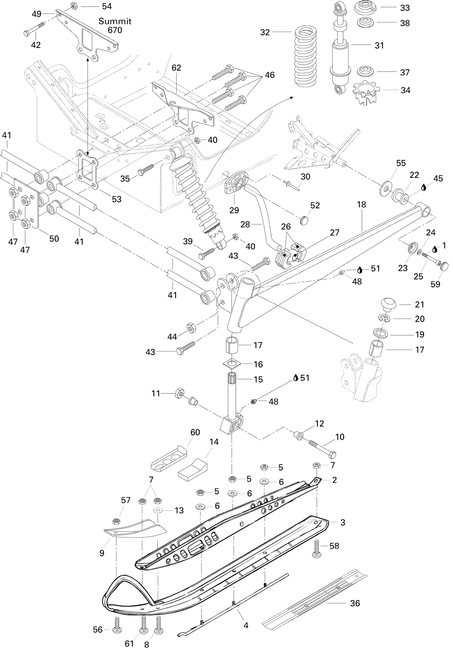 07- Front Suspension And Ski 670