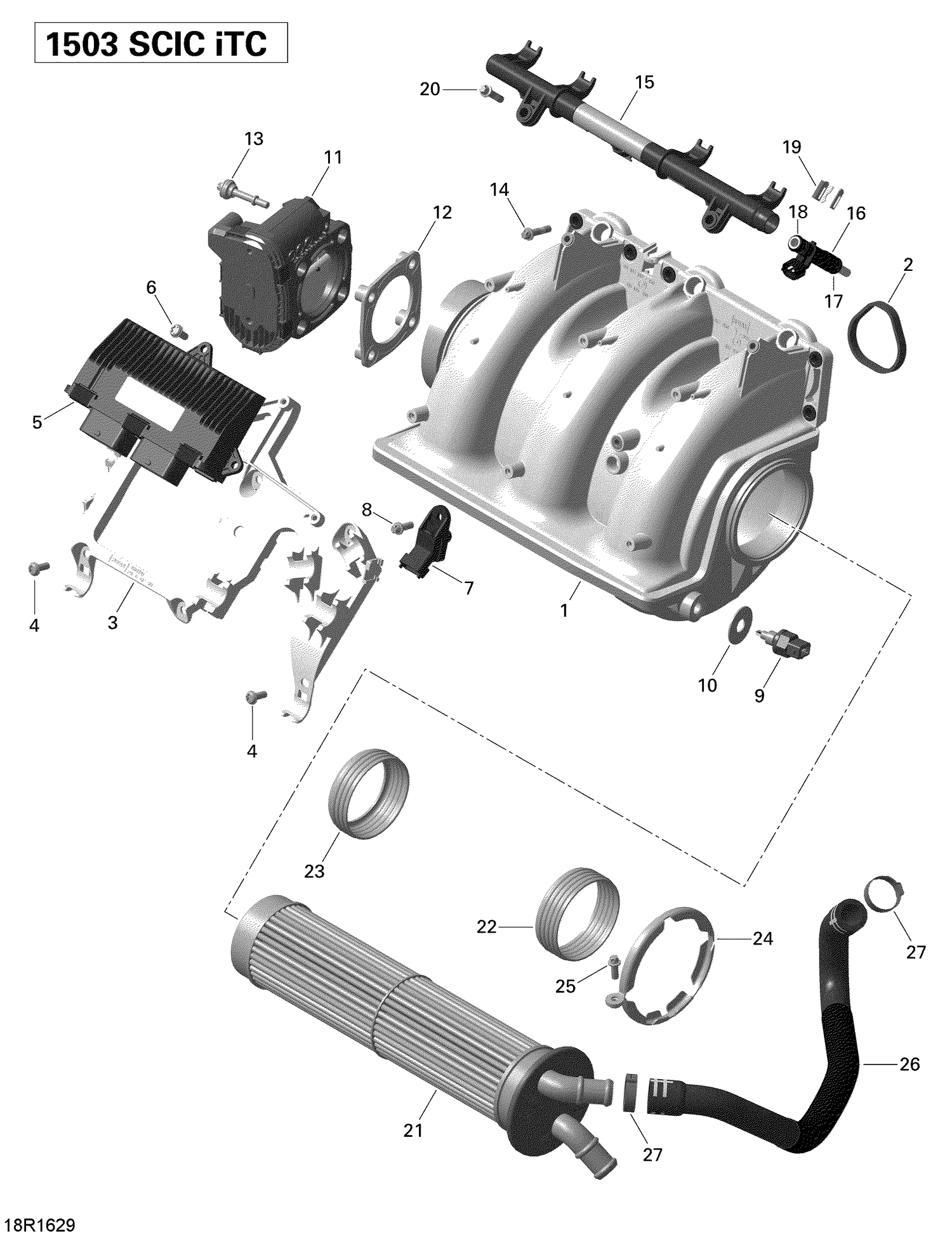 02- Air Intake Manifold and Throttle Body - 215