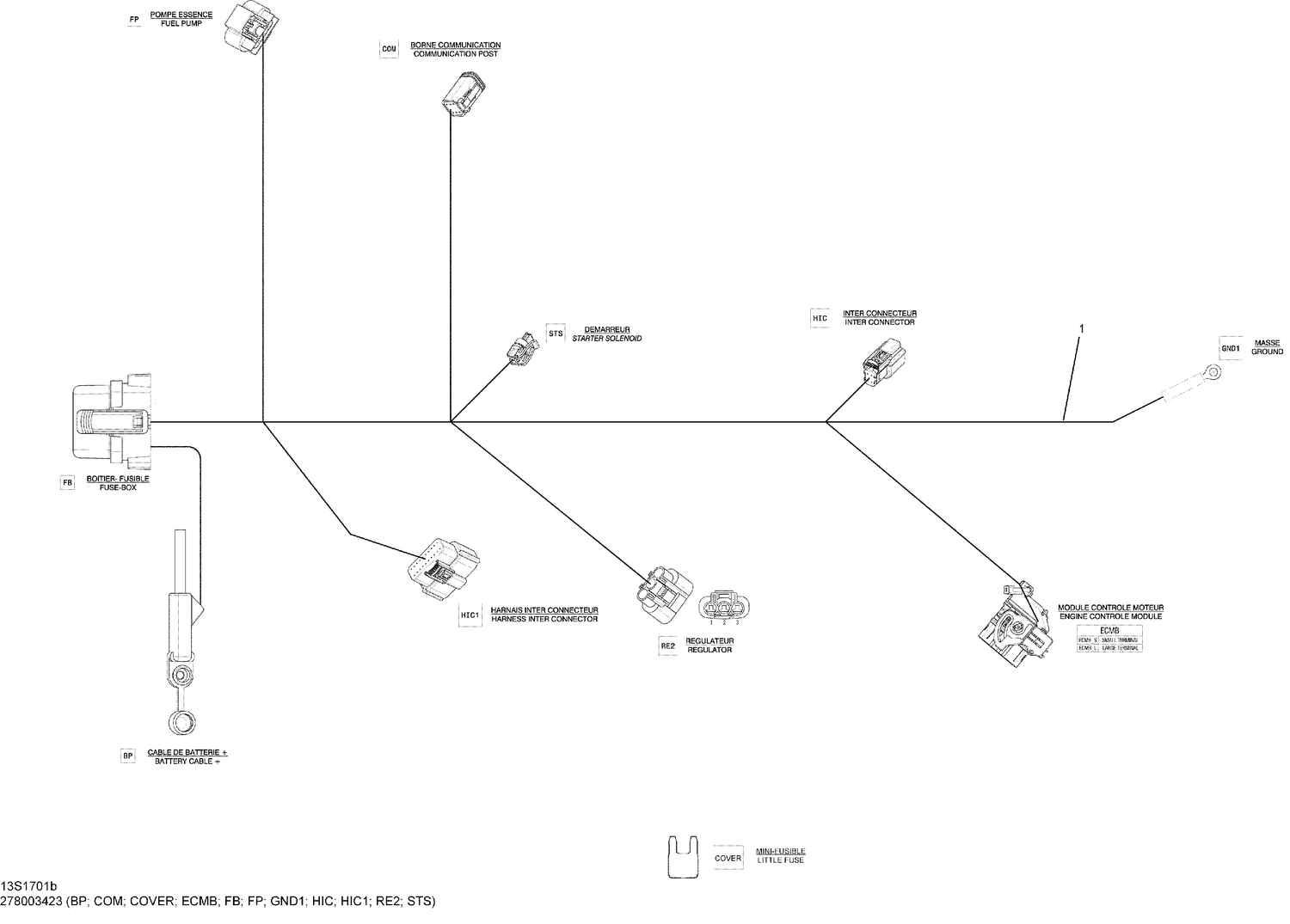 10- Main Harness - 278003423 - without iBR