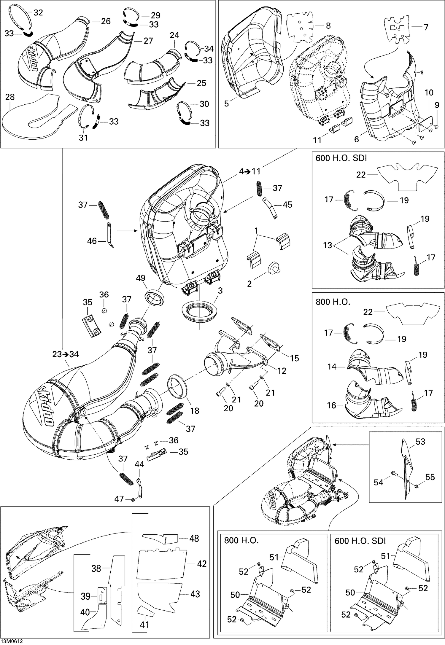 01- Exhaust System 800HO