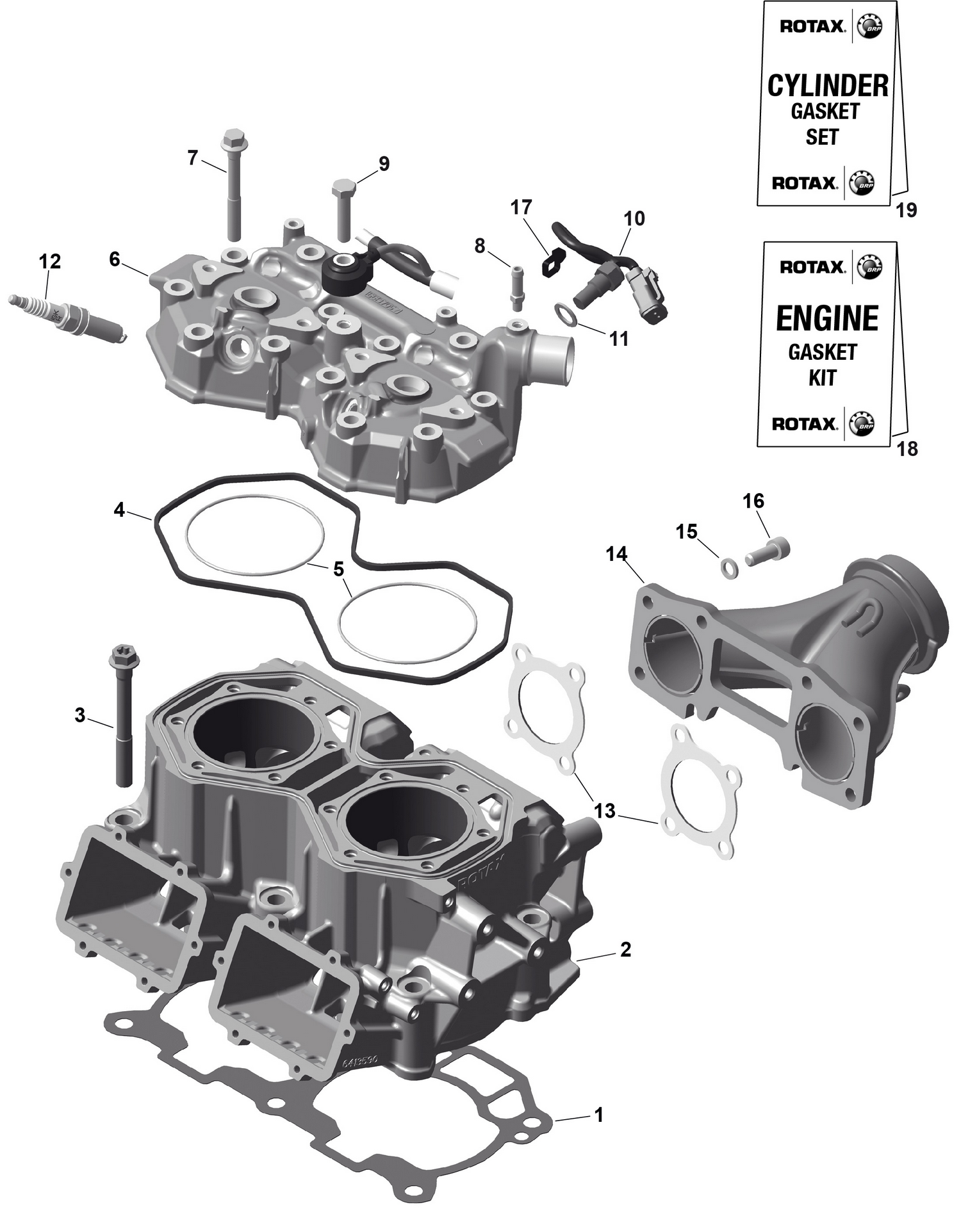 01- ROTAX - Cylinder Head