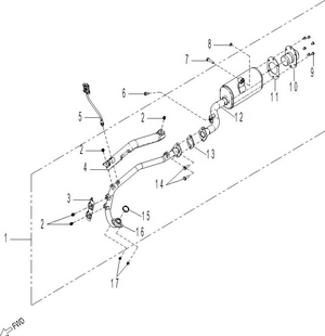 02- Engine - Exhaust Pipe Schematic