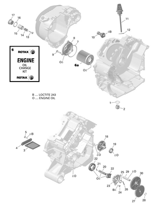 01- Rotax - Engine Lubrication - V1 Schematic