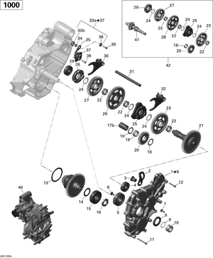05- Gear Box 2_(type 684784) (type 684786) Schematic