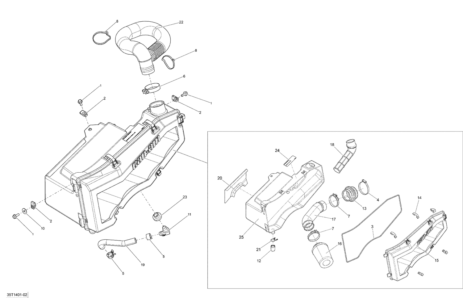 02- Air Intake Silencer