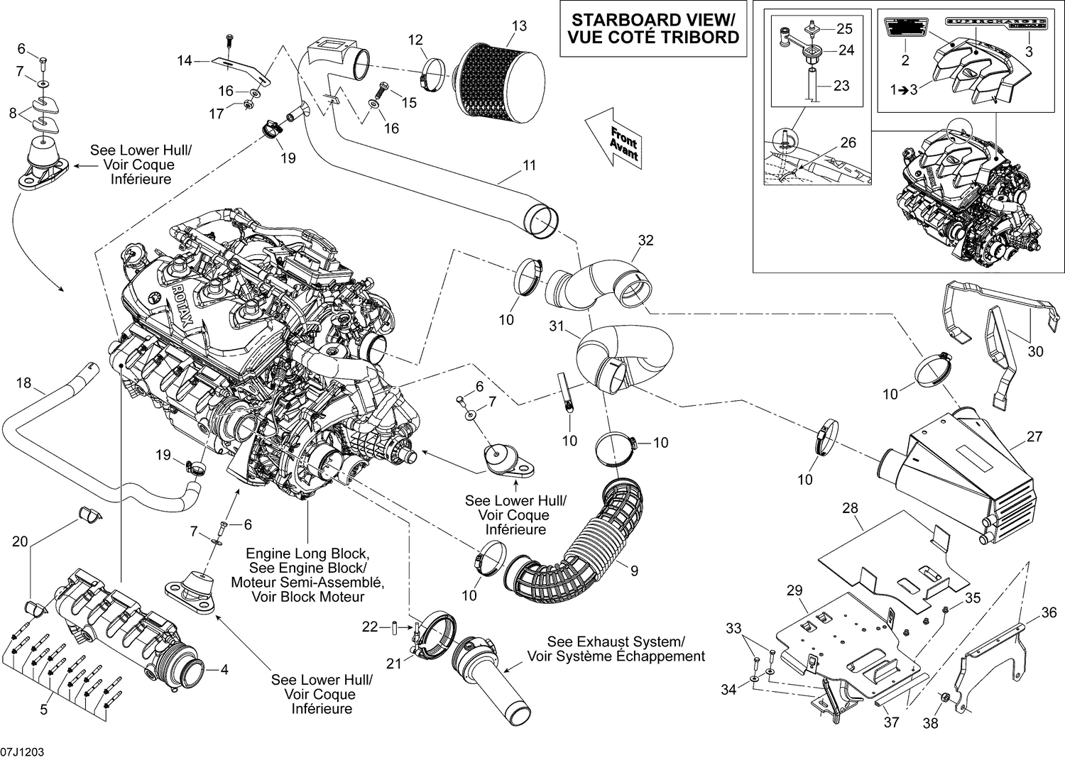 01- Engine And Air Intake Silencer