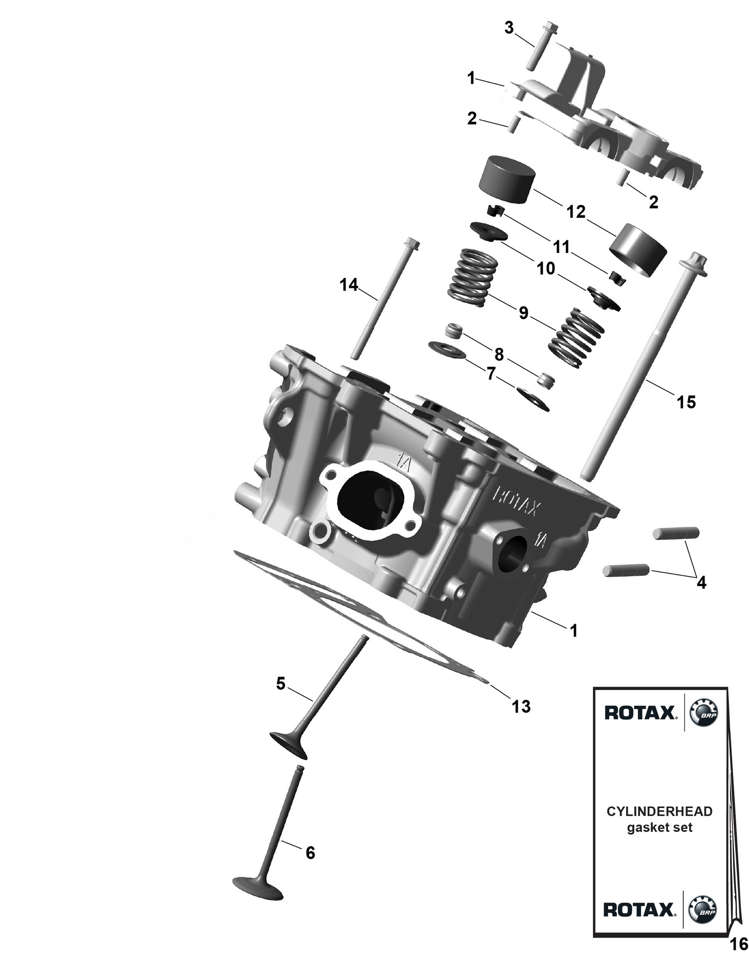 01- ROTAX - Cylinder Head