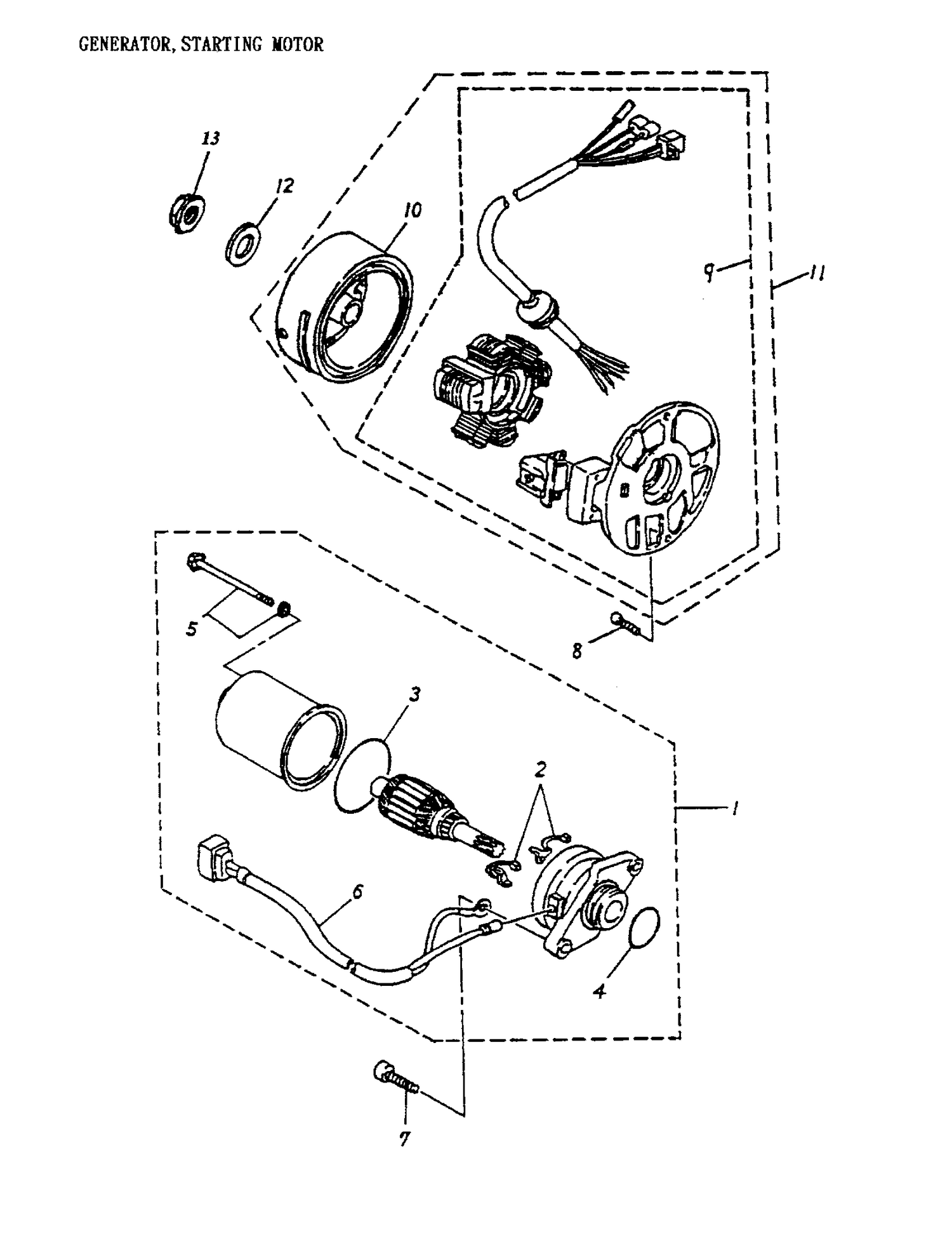 04- Generator, Starting Motor 170-12
