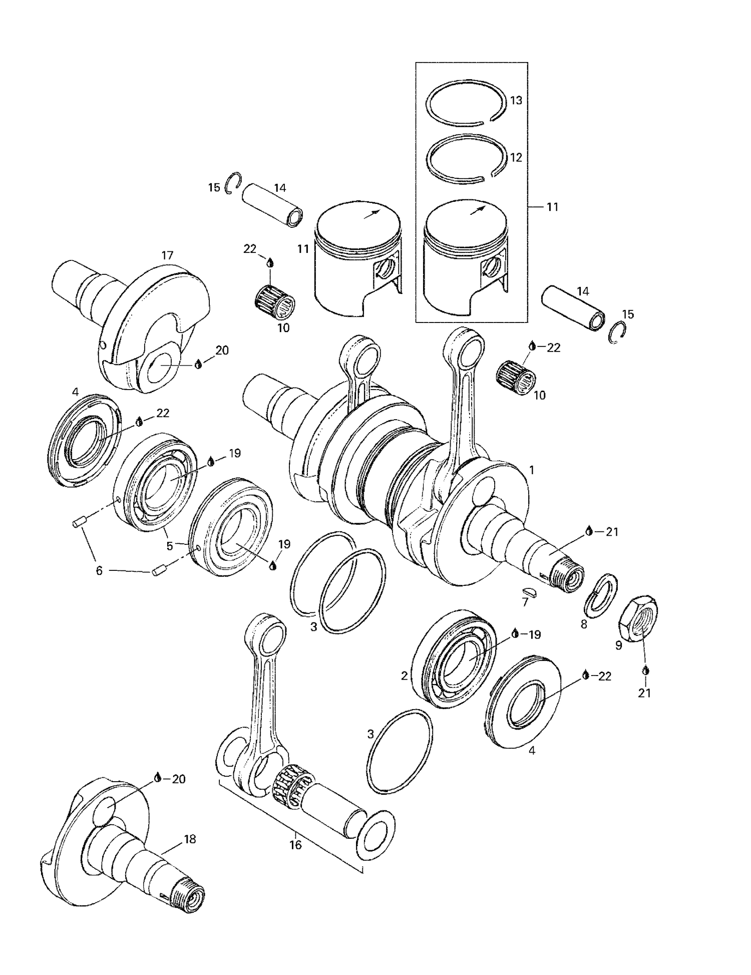 01- Crankshaft And Pistons