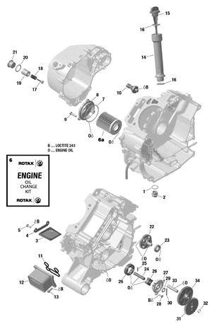 01- Rotax - Engine Lubrication Schematic