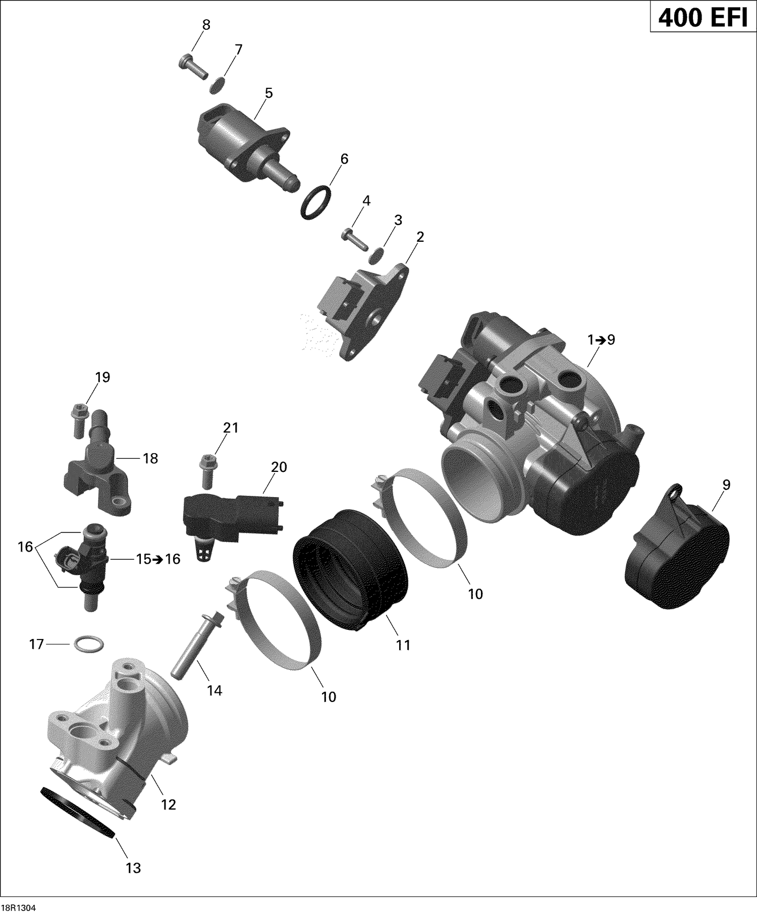 02- Air Intake Manifold And Throttle Body