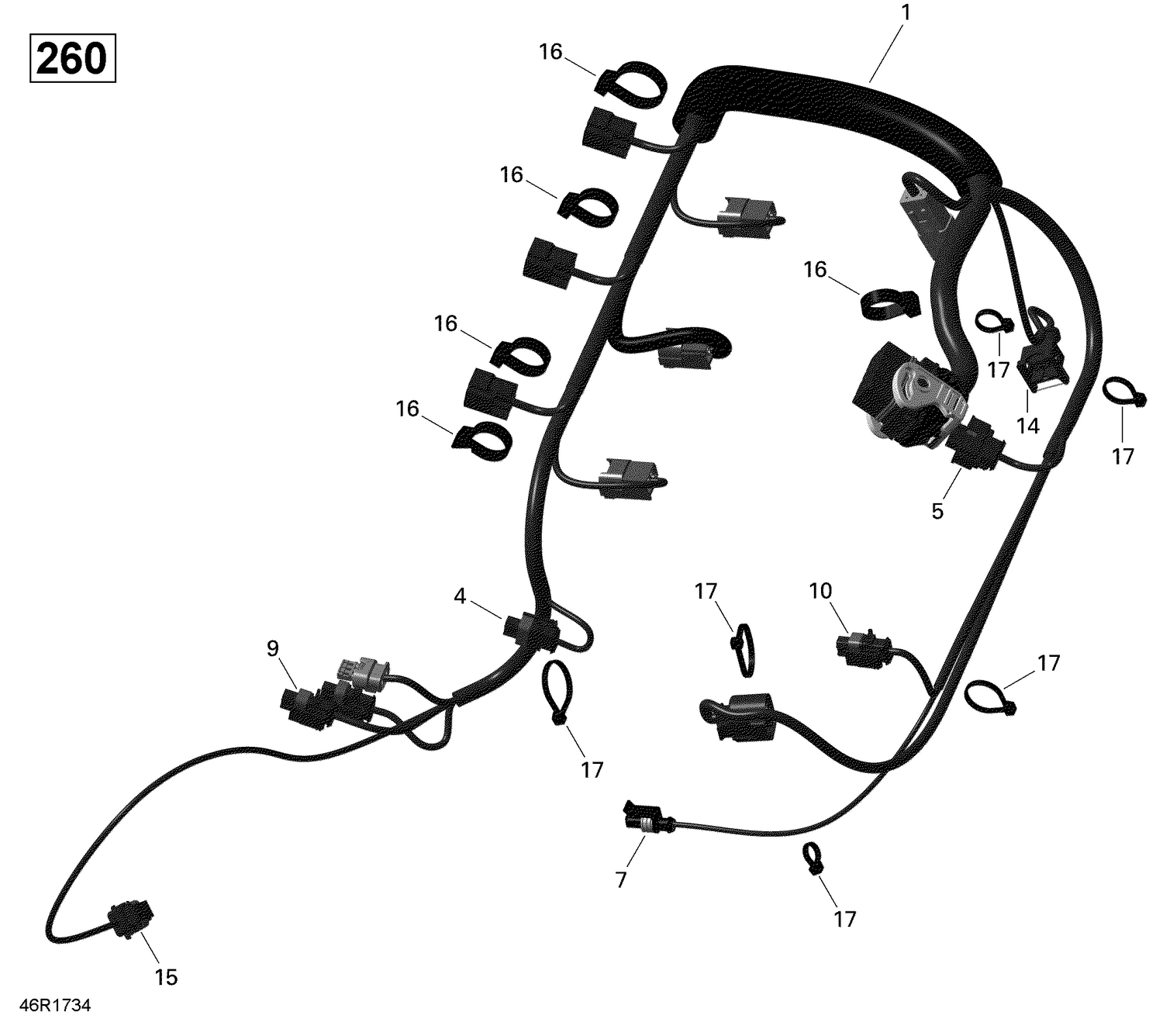 10- Engine Harness - 260