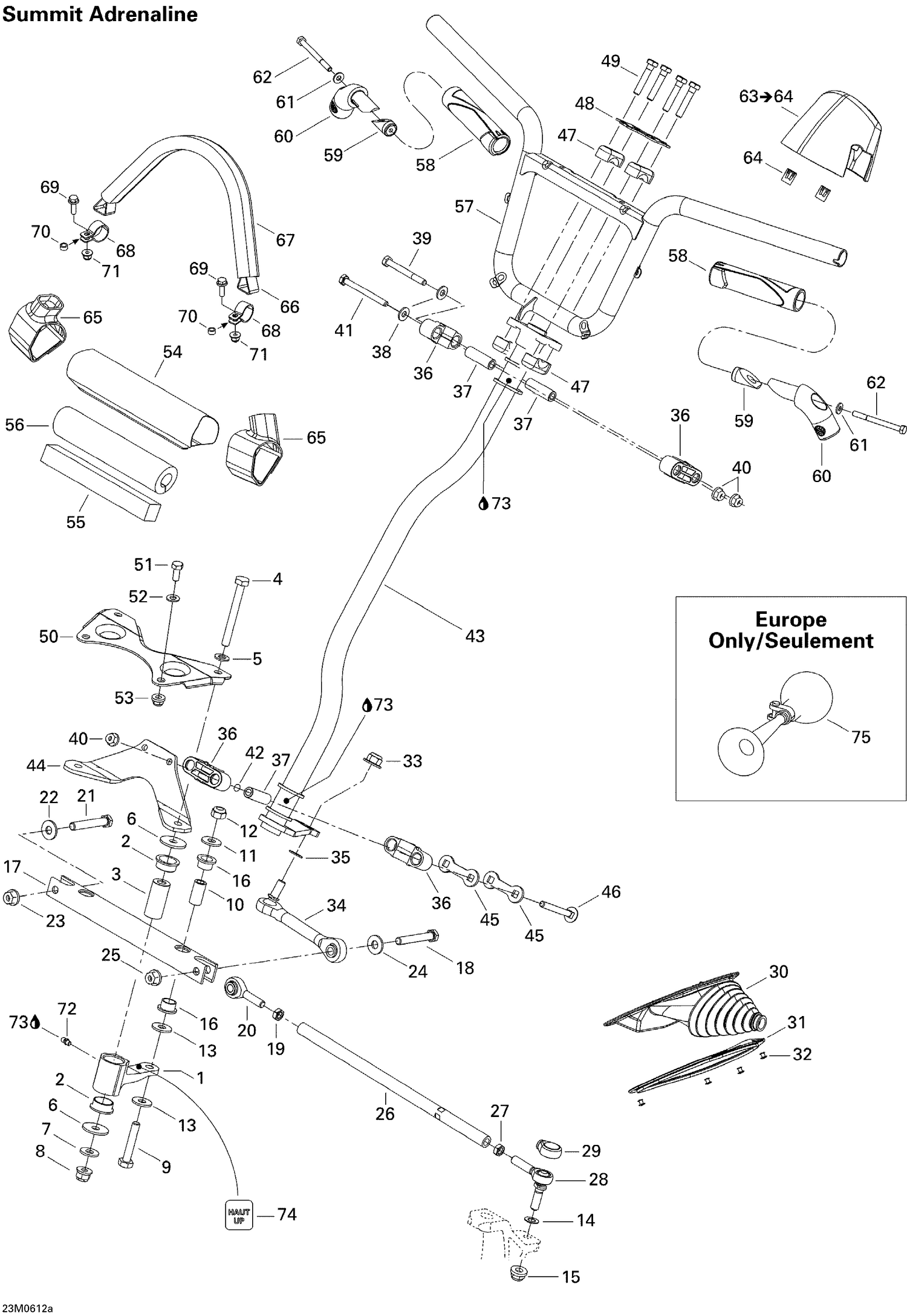 07- Steering System Adrenaline 600HO