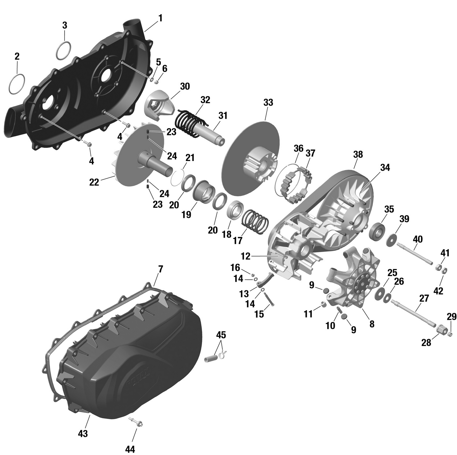 01- Rotax - Transmission - 215 - XXC