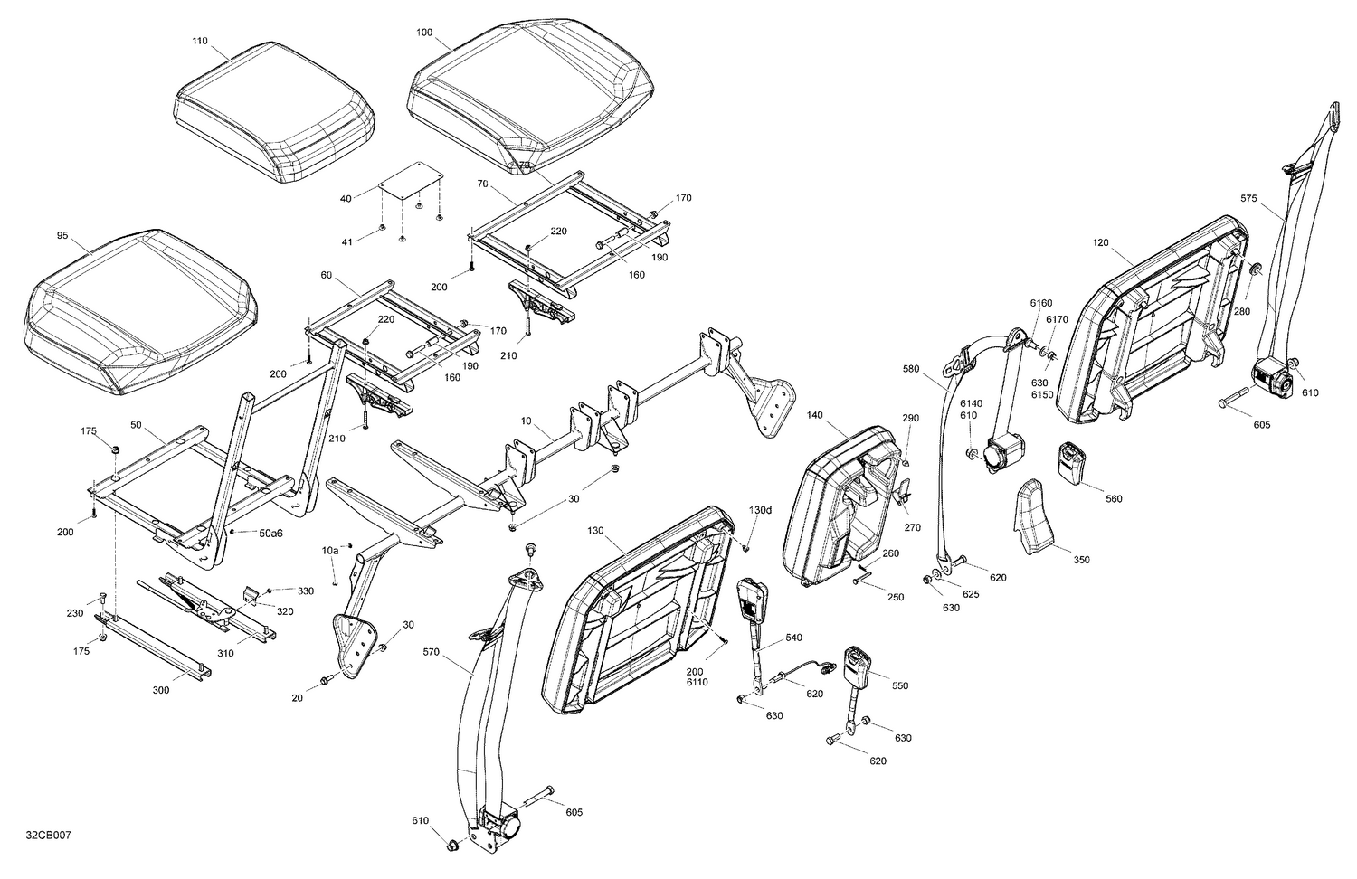 07- Body - Seat - Front Section
