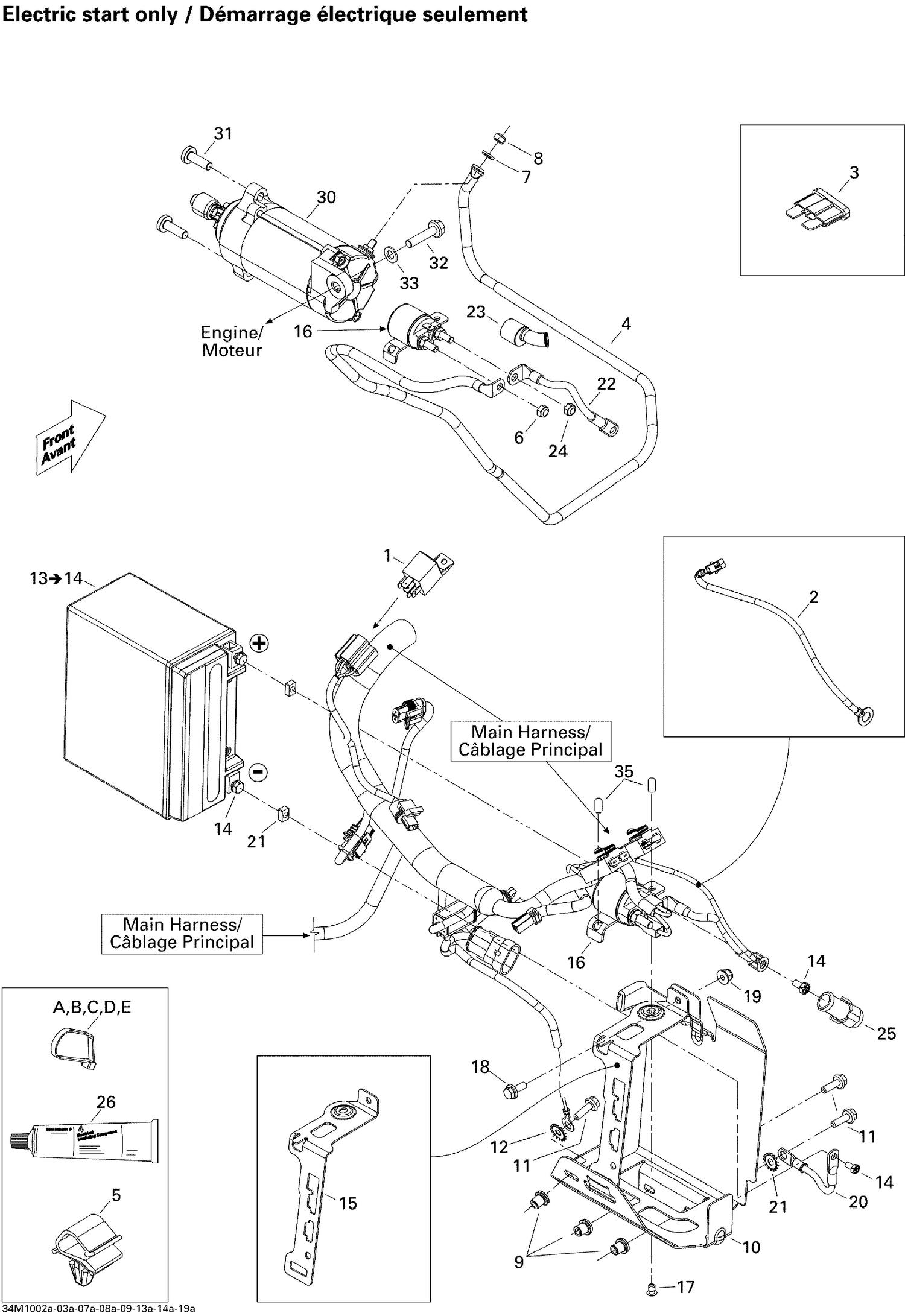 10- Battery And Starter 600HO ETEC