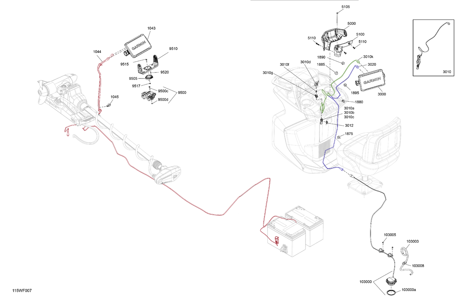 08- ELECTRIC - Garmin ECHOMAP UHD 72sv GPS