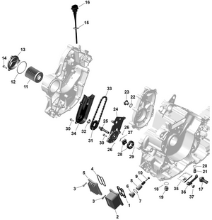 01- Rotax - Engine Lubrication Schematic