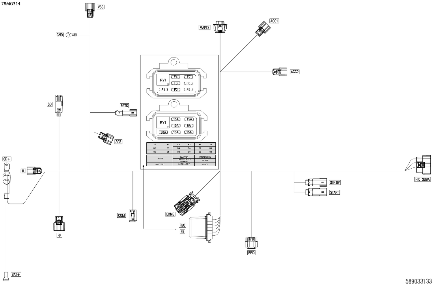 08- Electric - Main Harness - 515180071