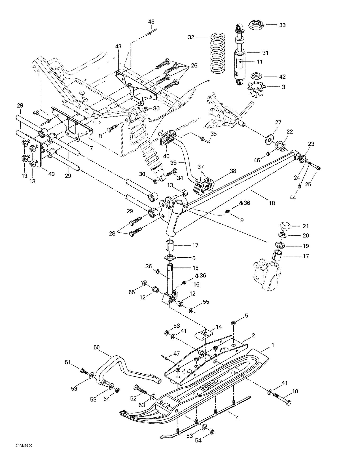 07- Front Suspension And Ski
