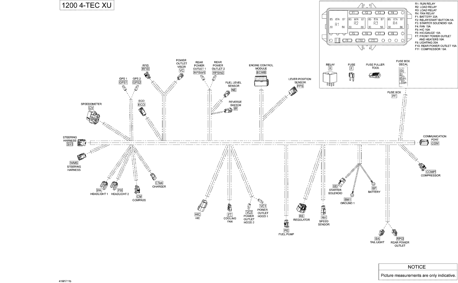 10- Electrical Harness - 1200 4-TEC