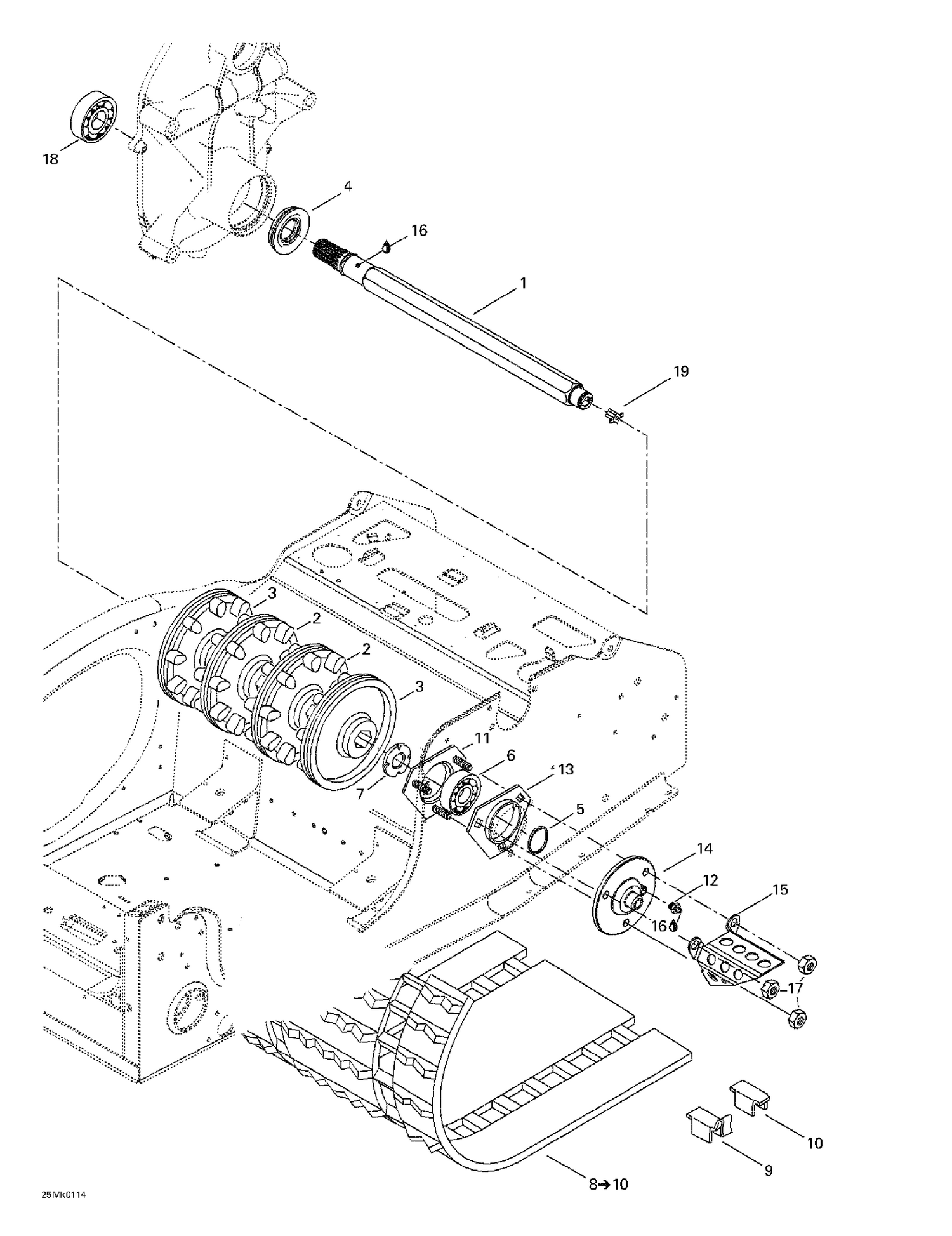 05- Drive Axle And Track