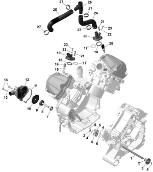 01- Rotax - Engine Cooling Schematic