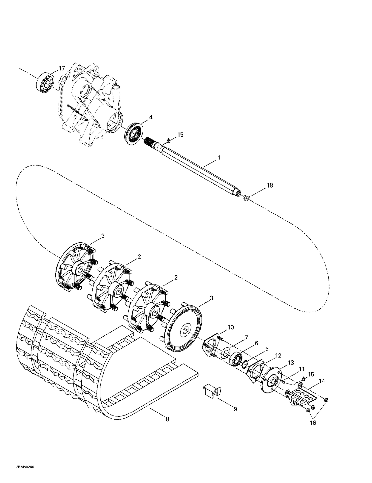 05- Drive Axle And Track