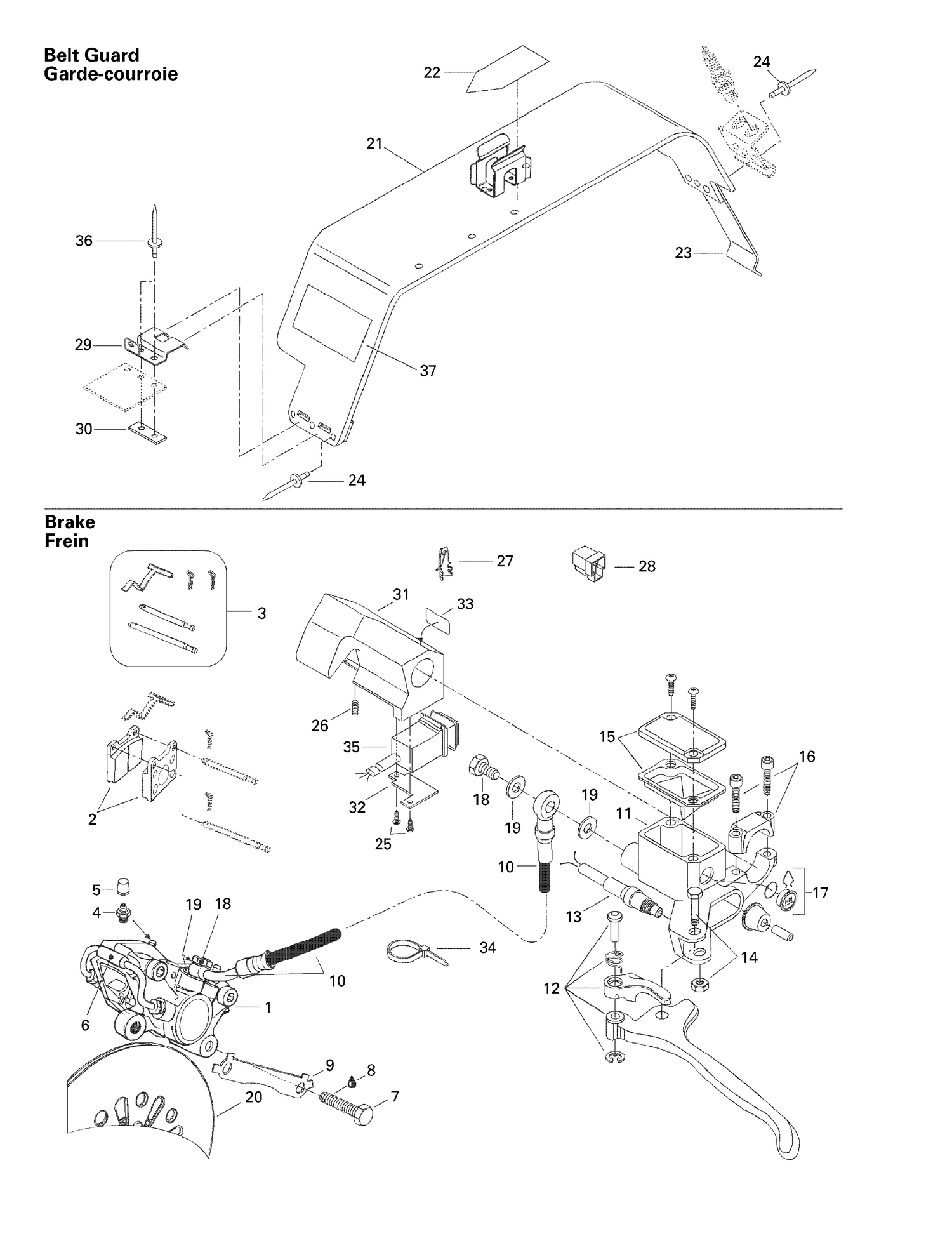06- Hydraulic Brake And Belt Guard