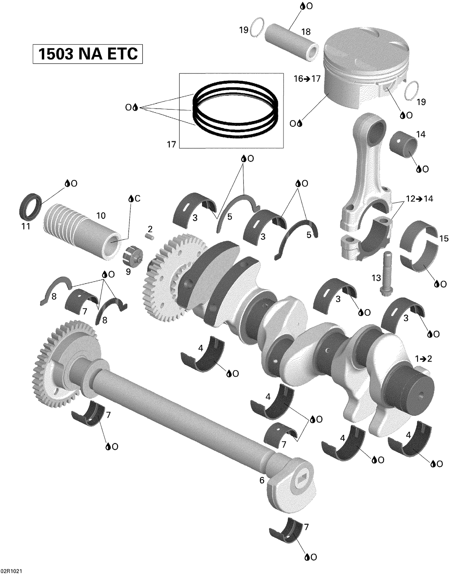 01- Crankshaft, Pistons And Balance Shaft