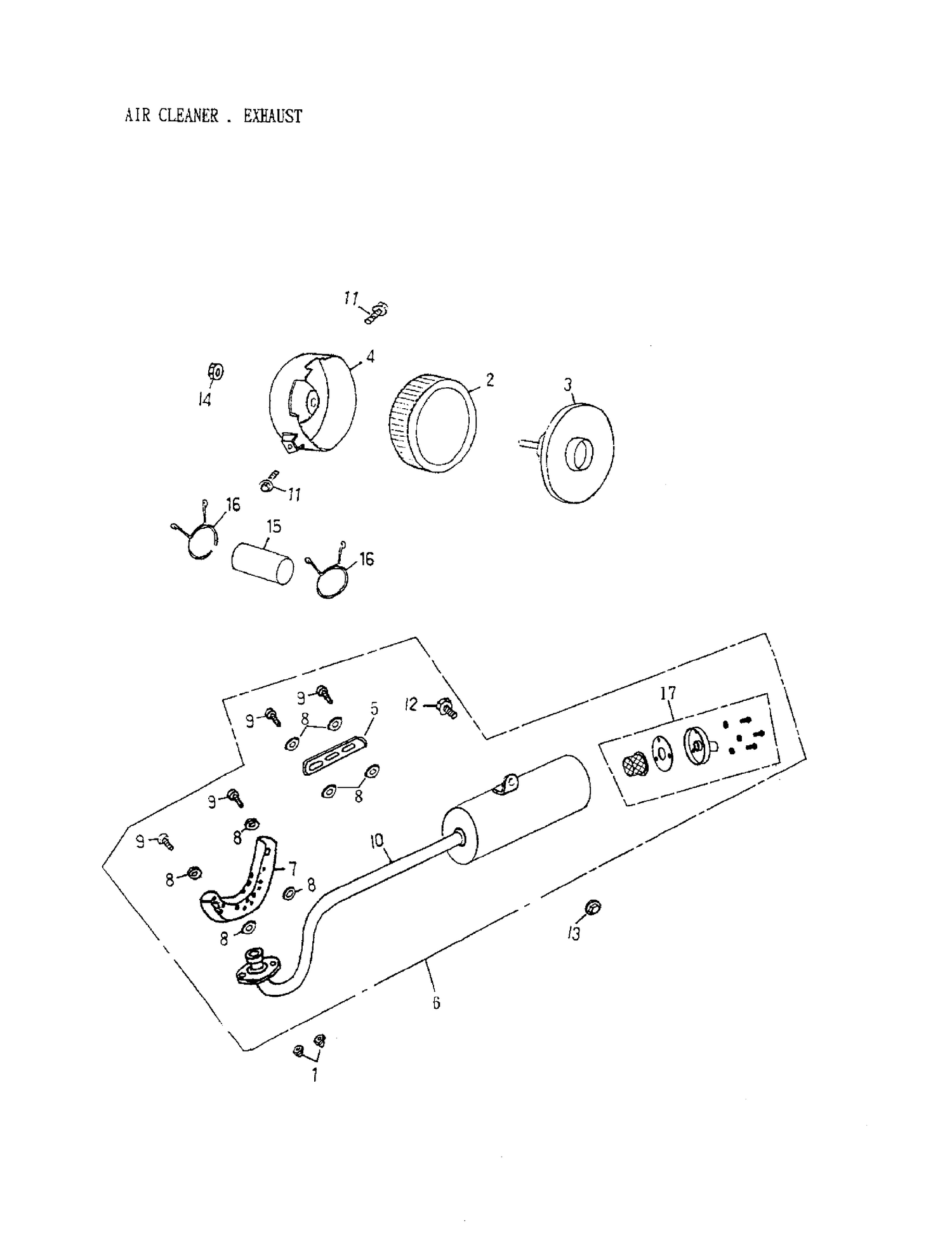 01- Air Cleaner, Exhaust (172-15)
