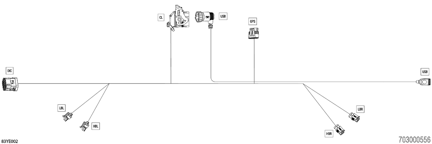 08- Electric - Console Wiring Harness - 710010089