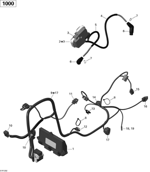 10- Engine Harness And Electronic Module Schematic