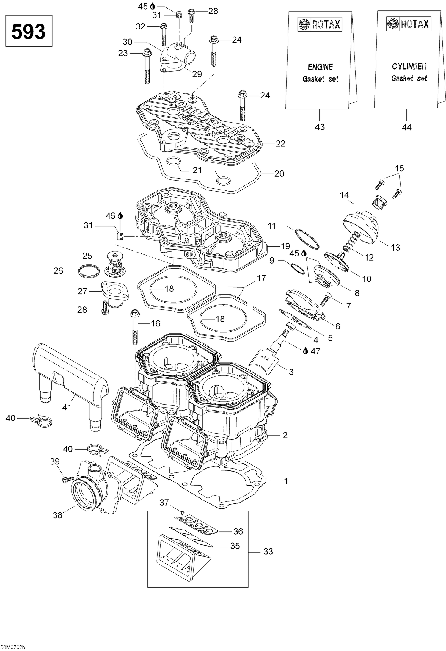 01- Cylinder and Cylinder Head 600