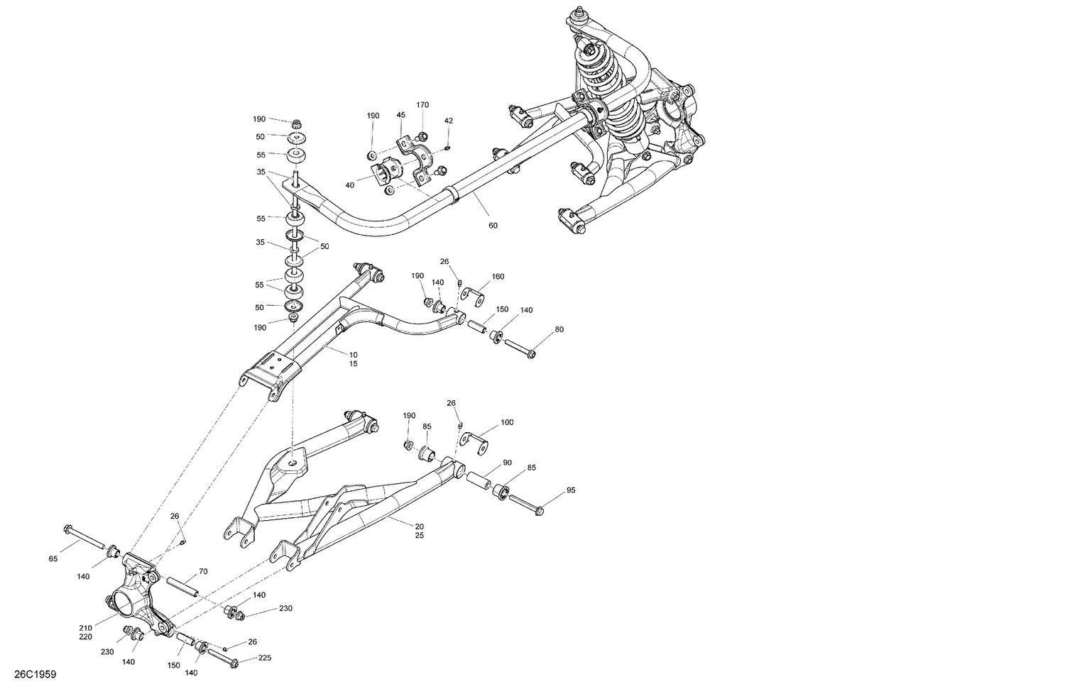 08- Rear Suspension - HD10 XMR